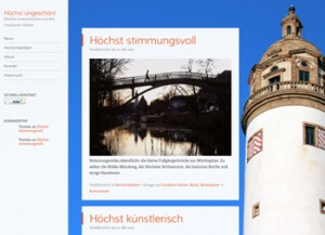 Beispiel für einen WordPress-Blog